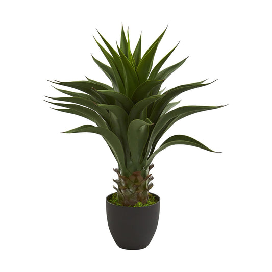 28" Agave Artificial Plant / Green
