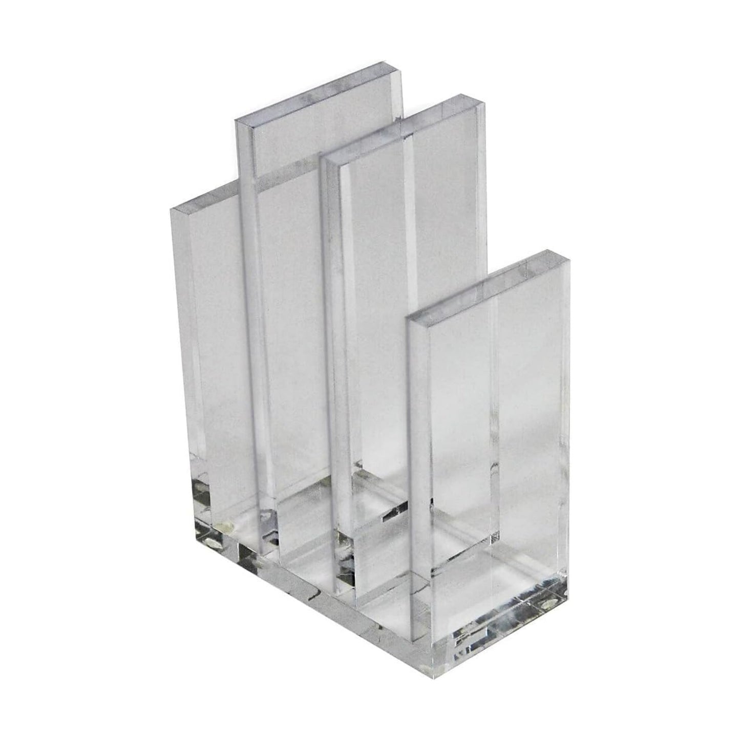 255035 Acrylic Bookend and Desk File Sorter / 2-pack / Clear / Set of 2