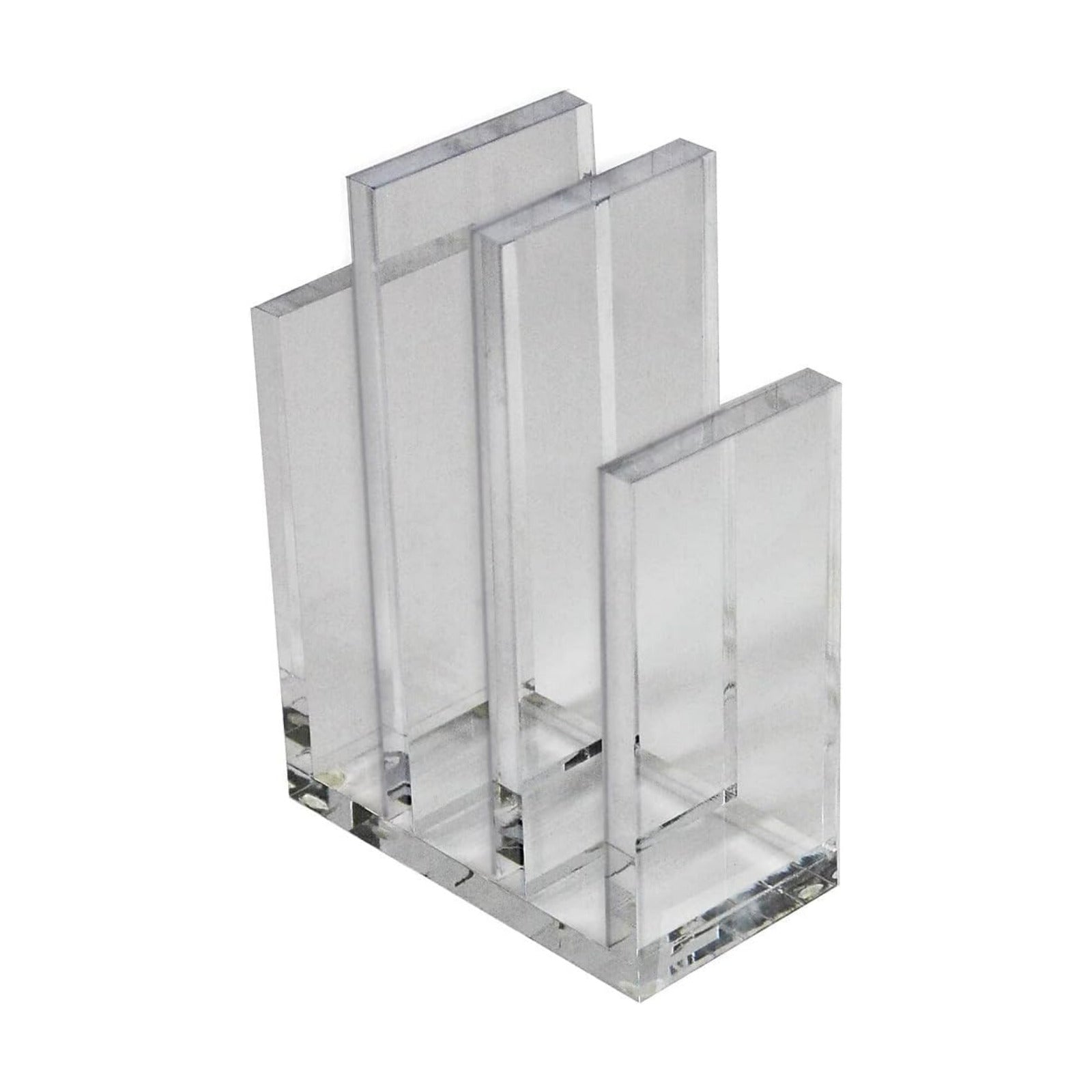255035 Acrylic Bookend and Desk File Sorter / 2-pack / Clear / Set of 2