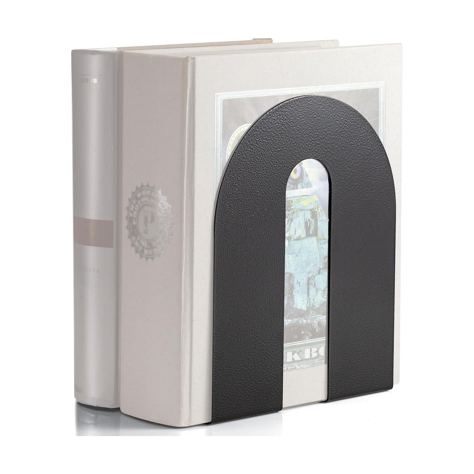 Metal Book Supports / Letter / Black / Set of 2