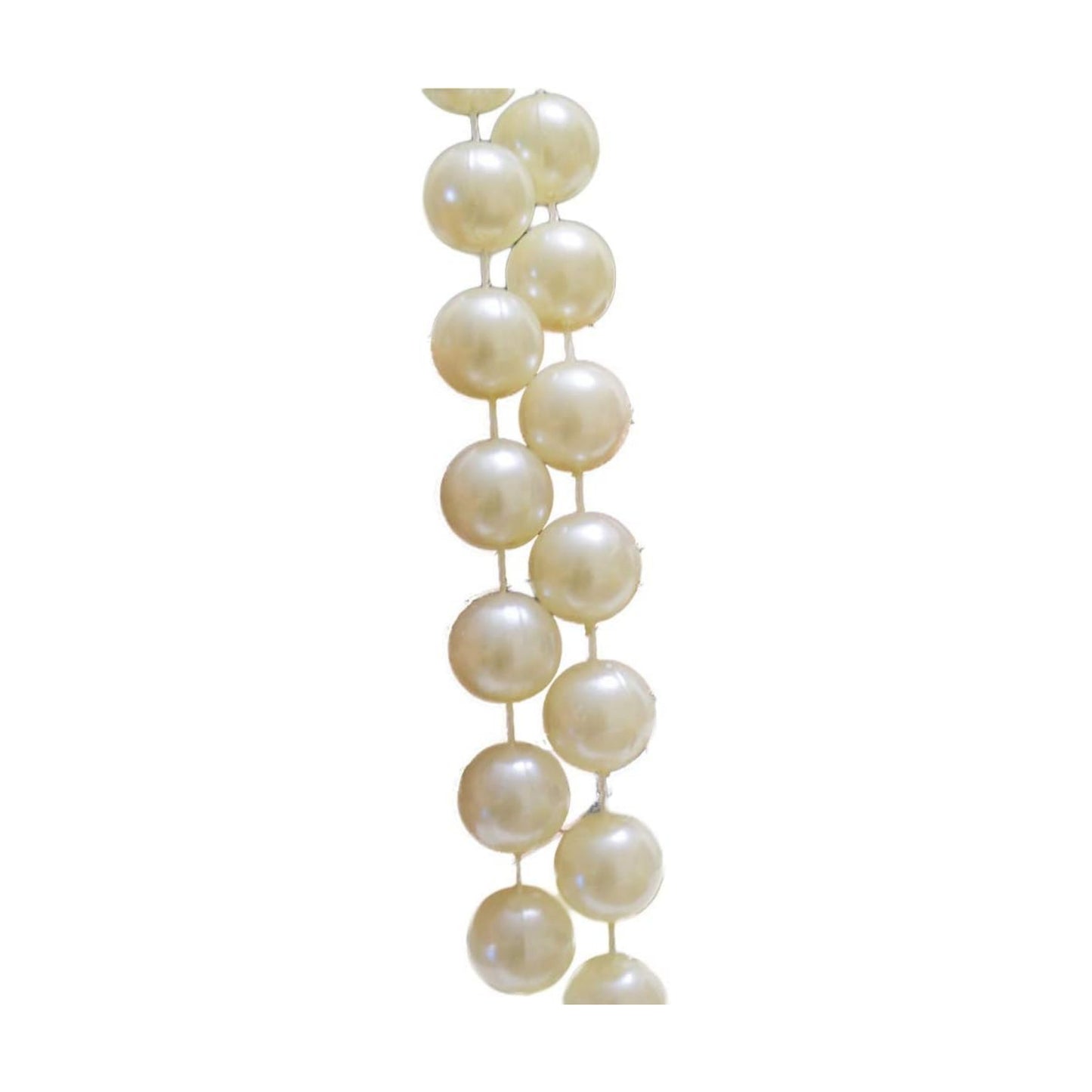 14 mm Large Pearls Garland Faux Crystal Beads Garland Spool Roll for Crafts / Ivory