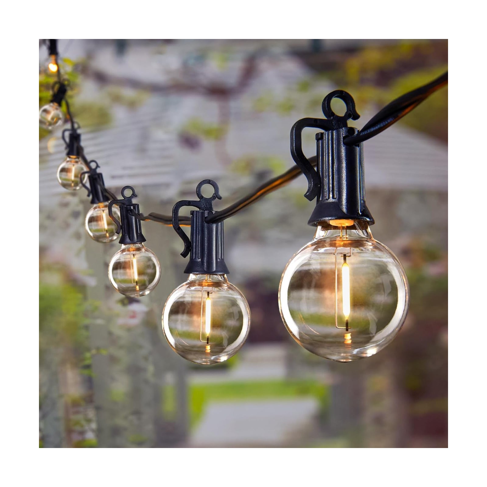 Brightown Outdoor String Lights, 69FT G40 LED IP65 Waterproof Patio Lights