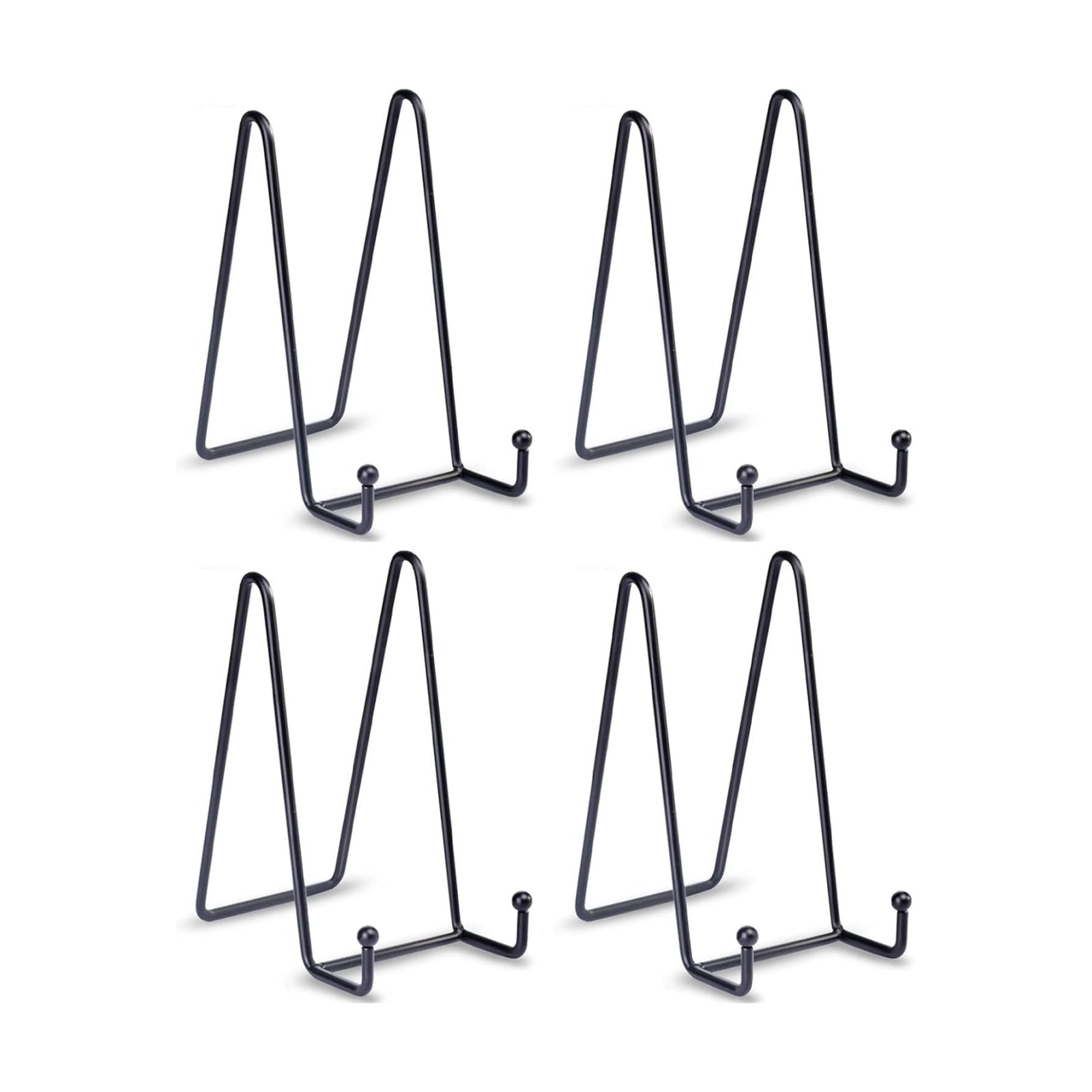 Decorative Plate Stand Holder Picture Frame Stand Easel Display Stand / 6 Inch / Set of 4