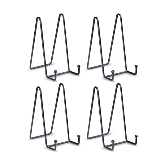 Decorative Plate Stand Holder Picture Frame Stand Easel Display Stand / 6 Inch / Set of 4