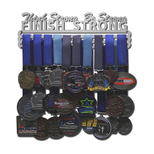 Allied Medal Hangers - Think Strong, Be Strong, Finish Strong - Multiple Variations Offered - Medal Award Holder
