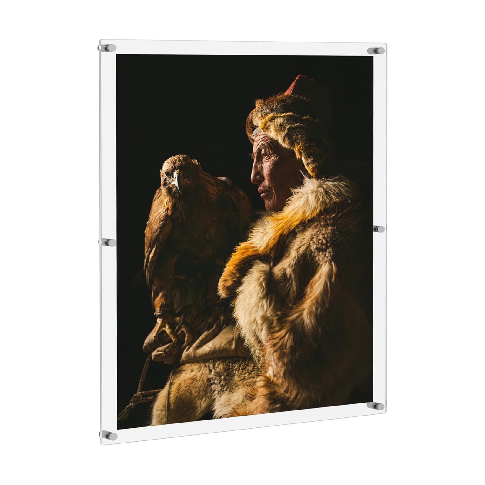 NIUBEE Movie Poster Frame 30x43, Clear Acrylic Wall Mount Picture Frame | Full frame:27x40 Inches, Floating Frames for