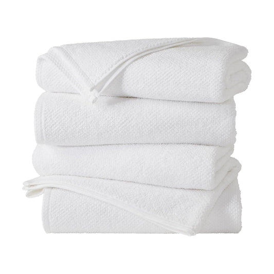 Great Bay Home 100% Cotton 4 Pack 54x27 Bath Towel Set - Absorbent, Quick-Drying, Durable Towels for Bathroom Decor