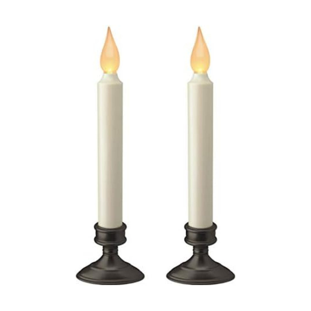 Xodus Battery Operated LED Window Candle, Dusk to Dawn Sensor, 2 Pack