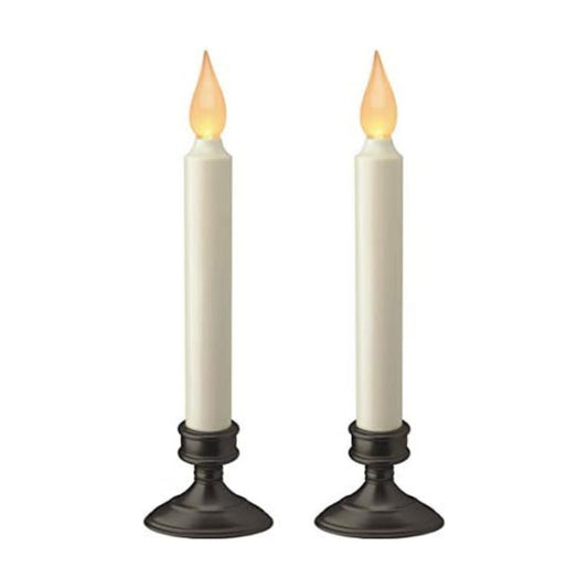 Xodus Battery Operated LED Window Candle, Dusk to Dawn Sensor, 2 Pack