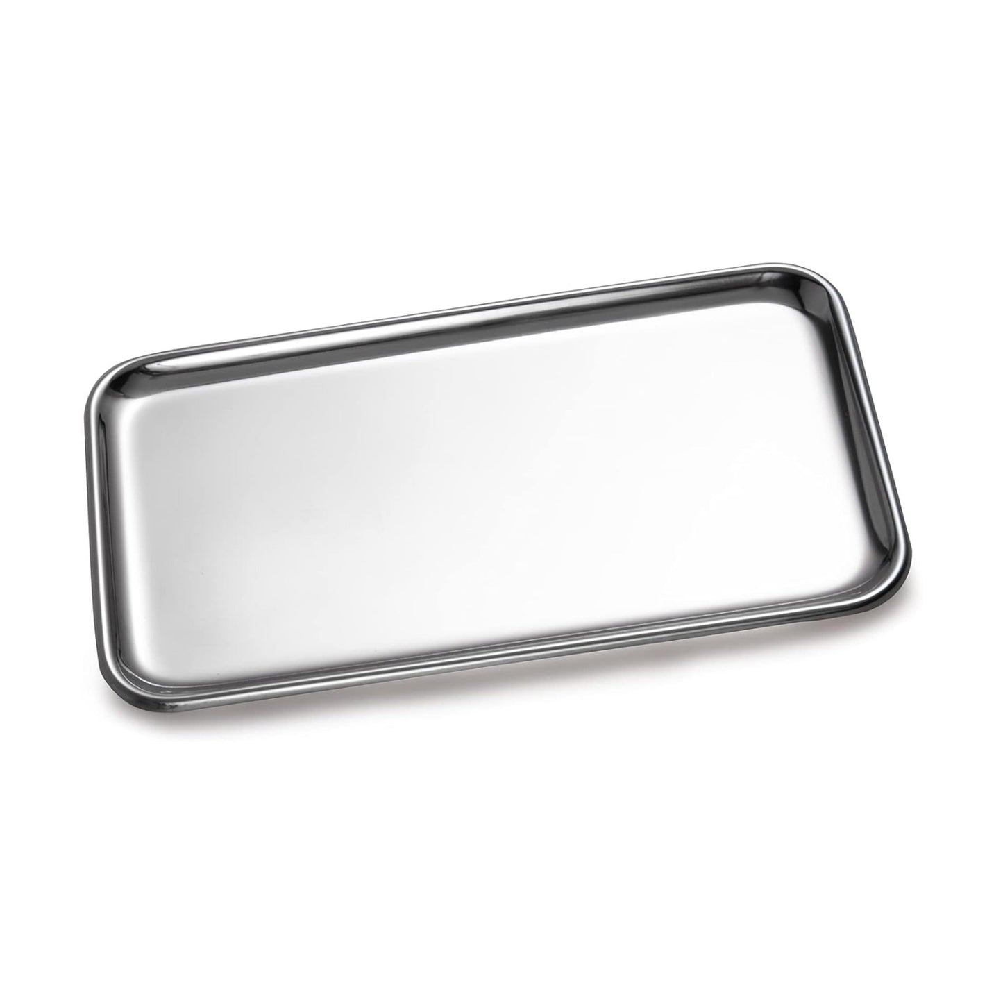 Small Stainless Steel Organizer Tray " Vanity Tray / 8 x 4.6 x 0.2