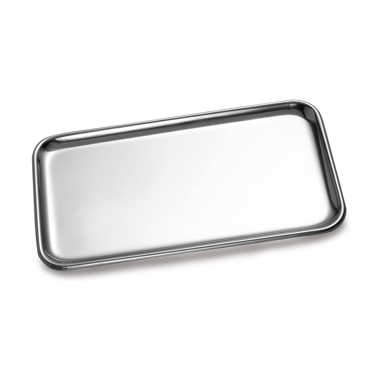 Small Stainless Steel Organizer Tray " Vanity Tray / 8 x 4.6 x 0.2