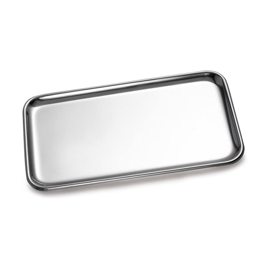 Small Stainless Steel Organizer Tray " Vanity Tray / 8 x 4.6 x 0.2