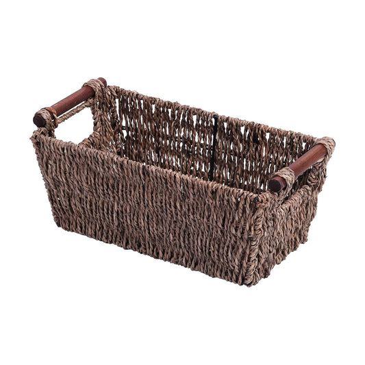 Seagrass Counter-Top Basket Great for Folded Paper Towel