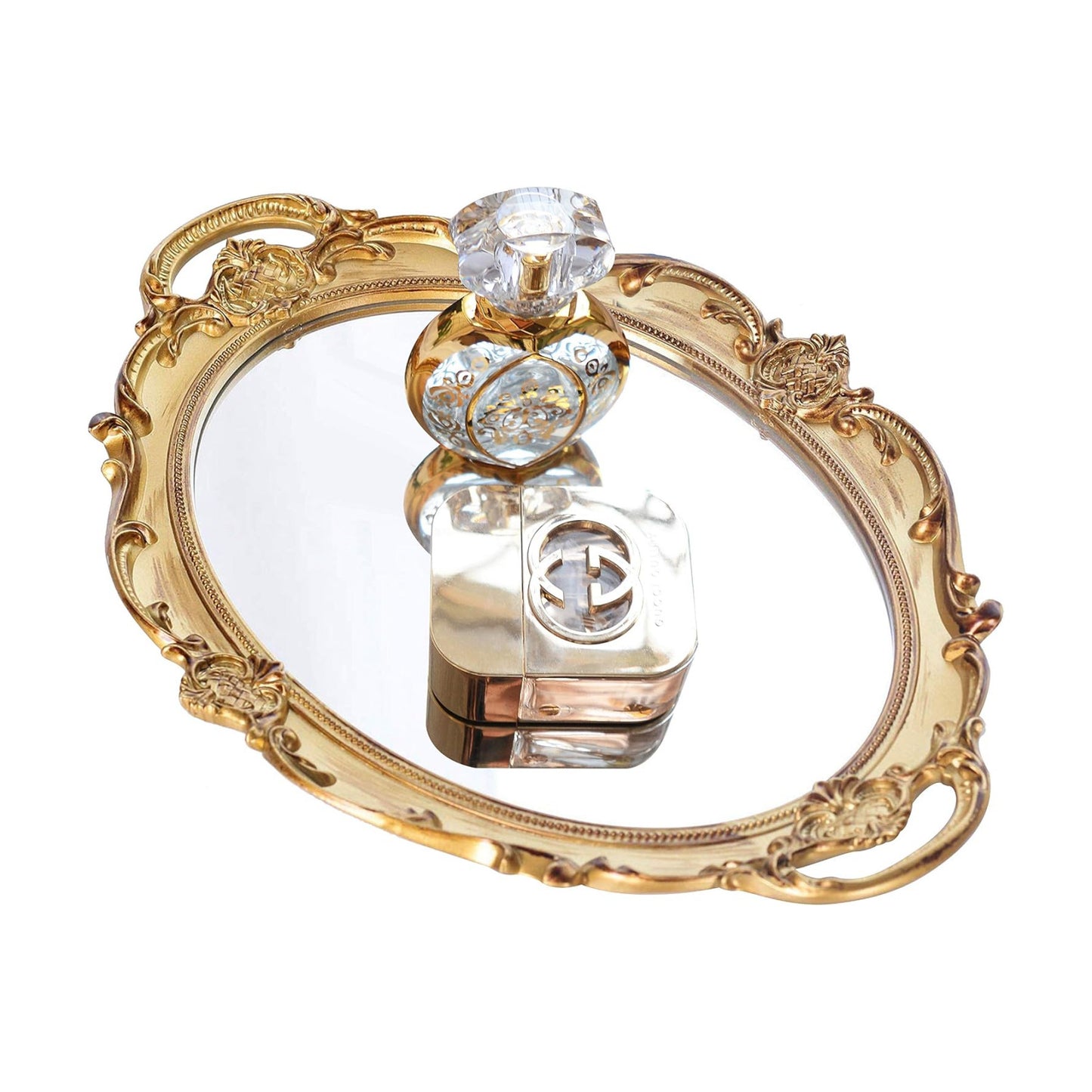 Mirrored Tray / Decorative Mirror for Perfume Organizer Jewelry Dresser Organizer Tray & Display
