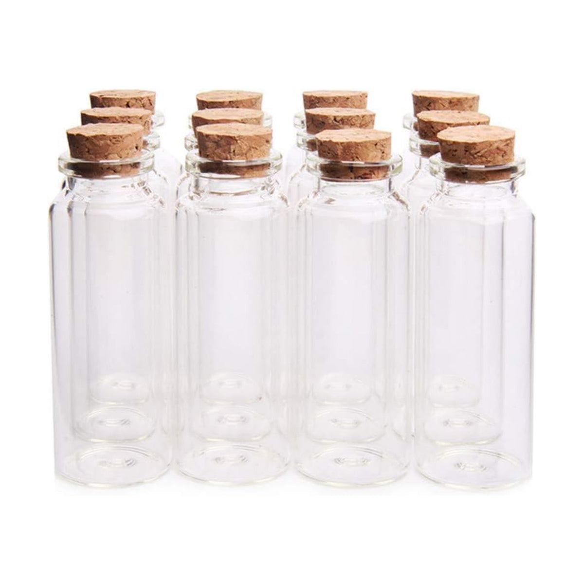 Danmu 40ml Potion Bottles,Glass Bottles with Cork Stopper,12 Pack