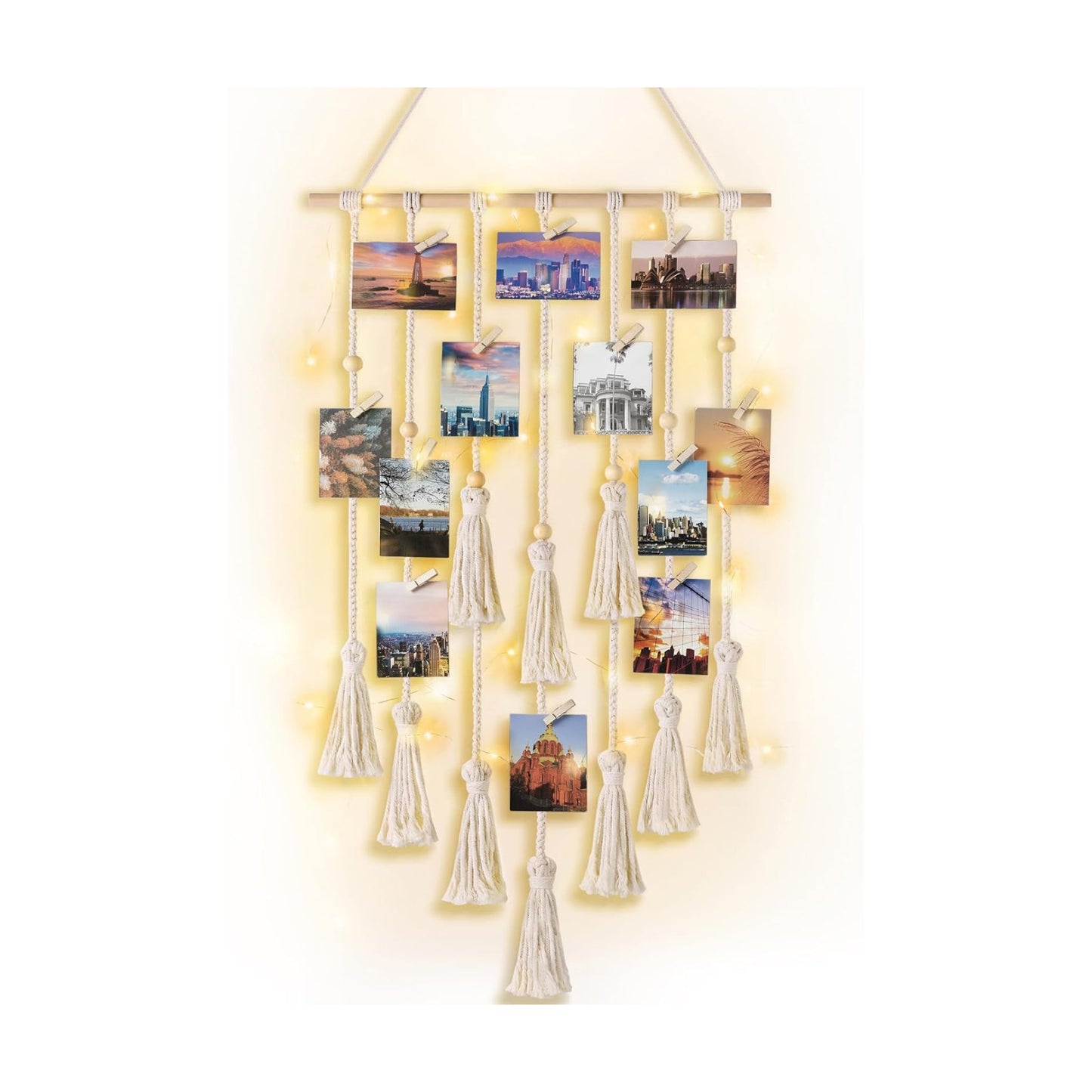 Light / Pictures Cards Frame Holder / Ivory