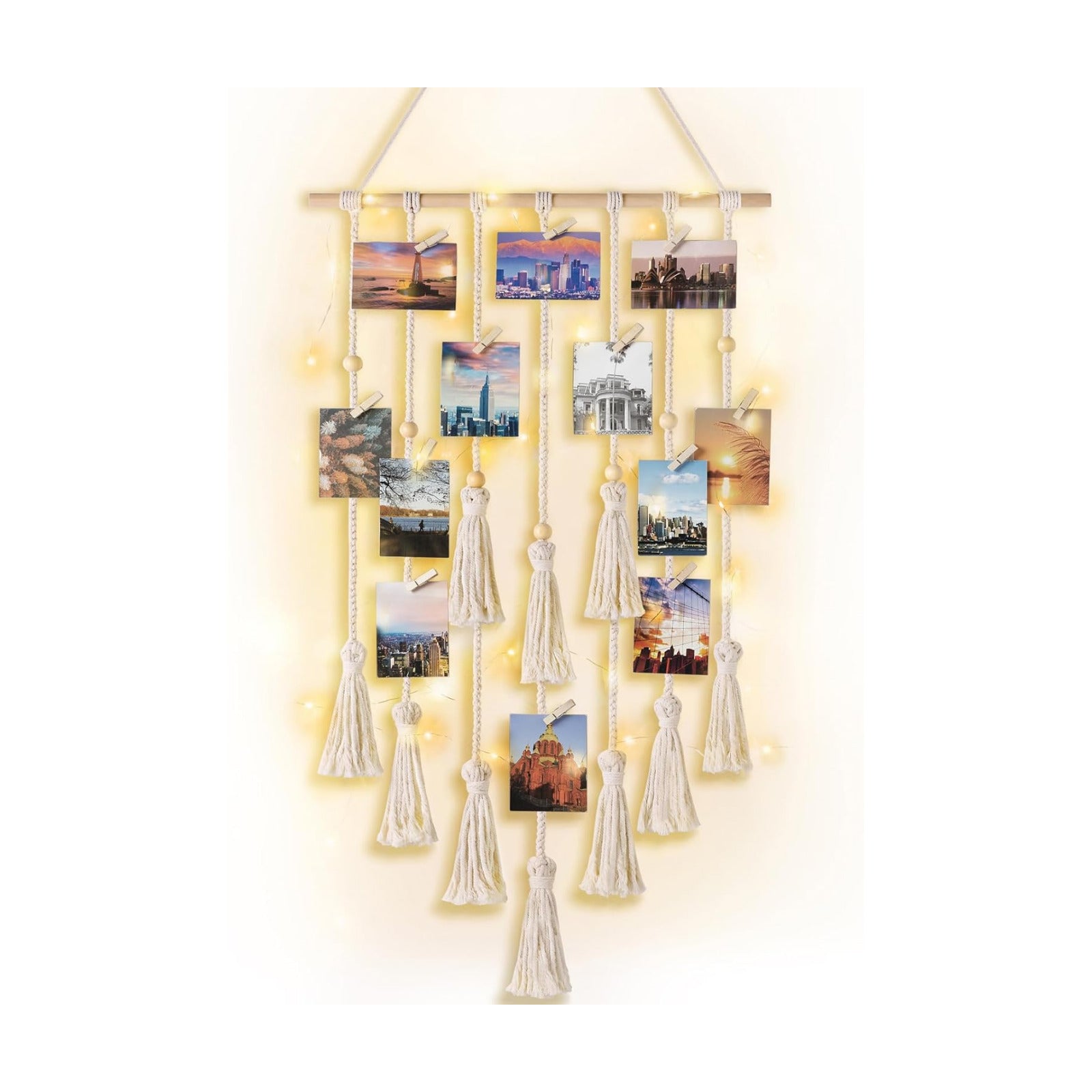 Light / Pictures Cards Frame Holder / Ivory