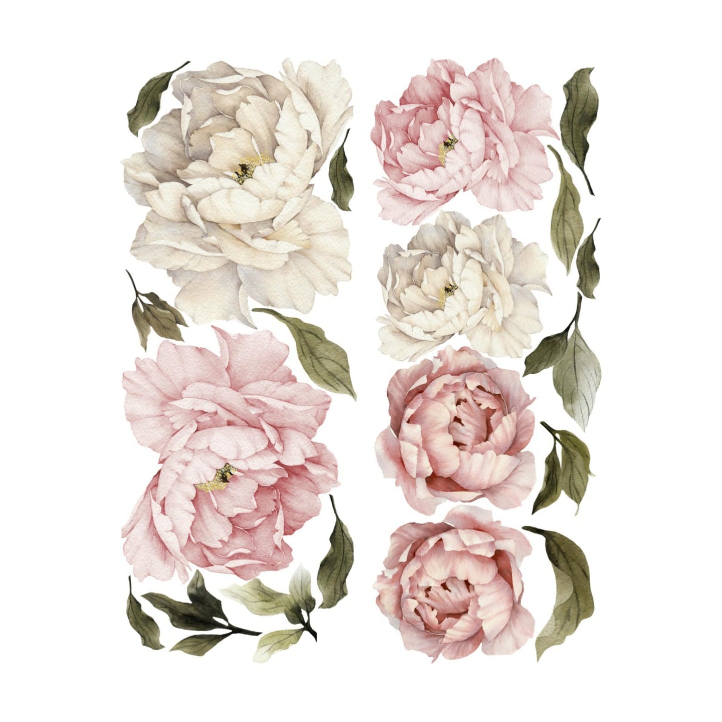 Floral Peonies Wall Decal