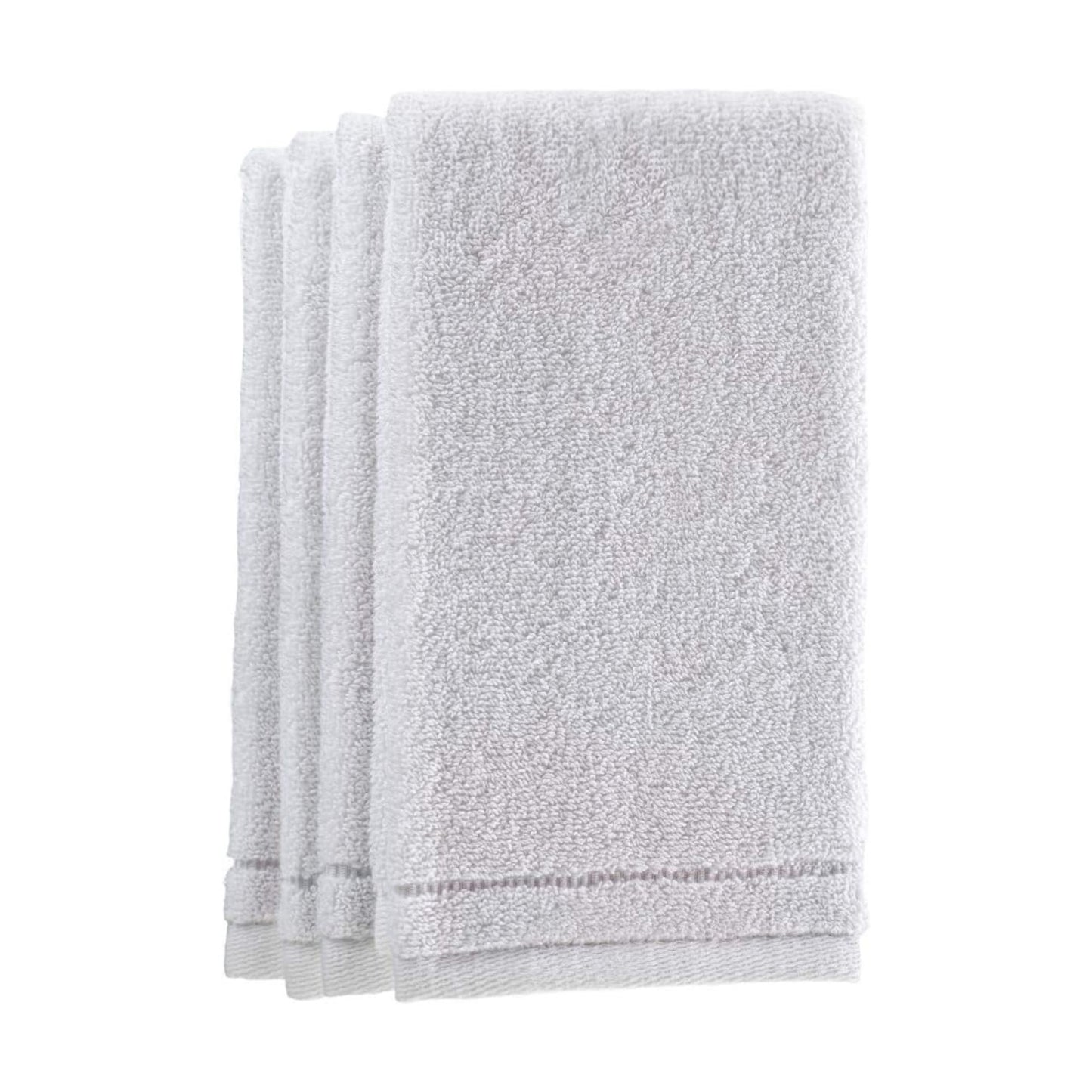 Creative Scents Cotton Fingertip Towel Set - 4 Pack - 11 x 18 Inches Decorative Extra-Absorbent and Soft Terry, Small