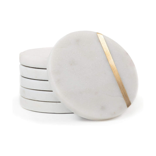 Aesthetic Modern Decor / White / Set of 6