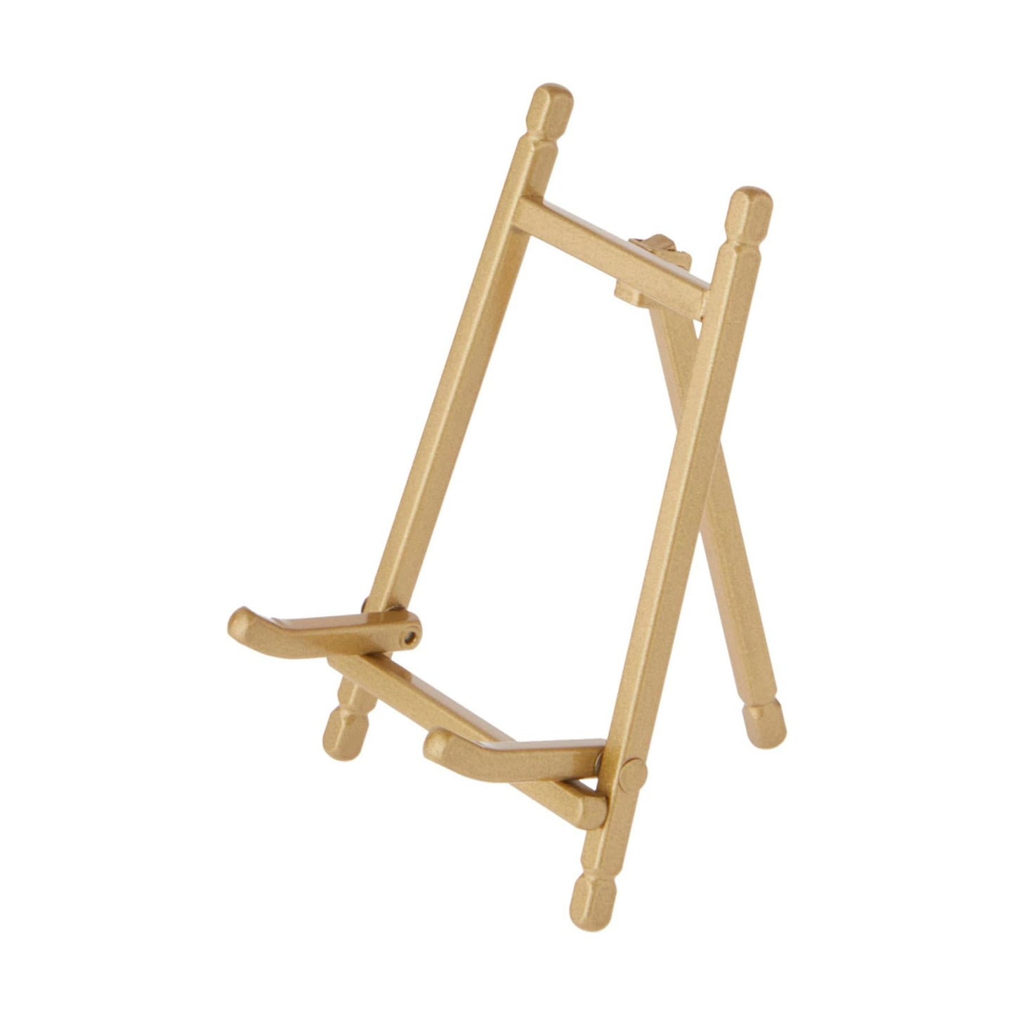 Satin -toned Metal Easel / Gold