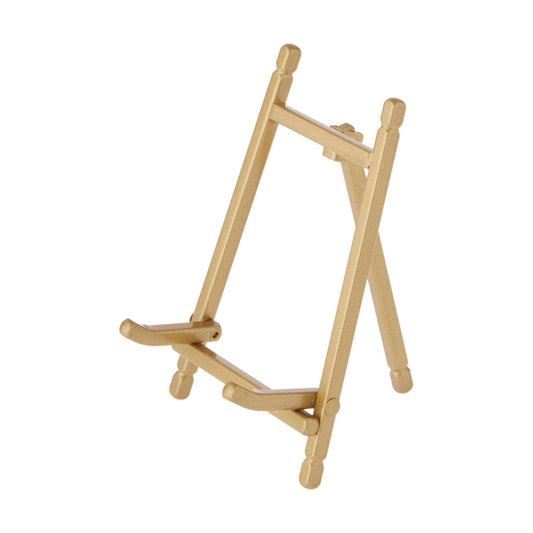 Satin -toned Metal Easel / Gold