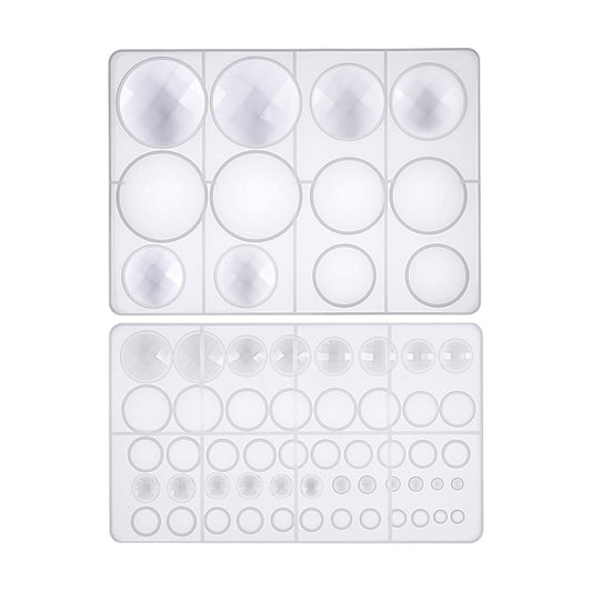 UV Epoxy Urethane Polyresin Jewelry / 62 Cavities 2 Designs Large Tray