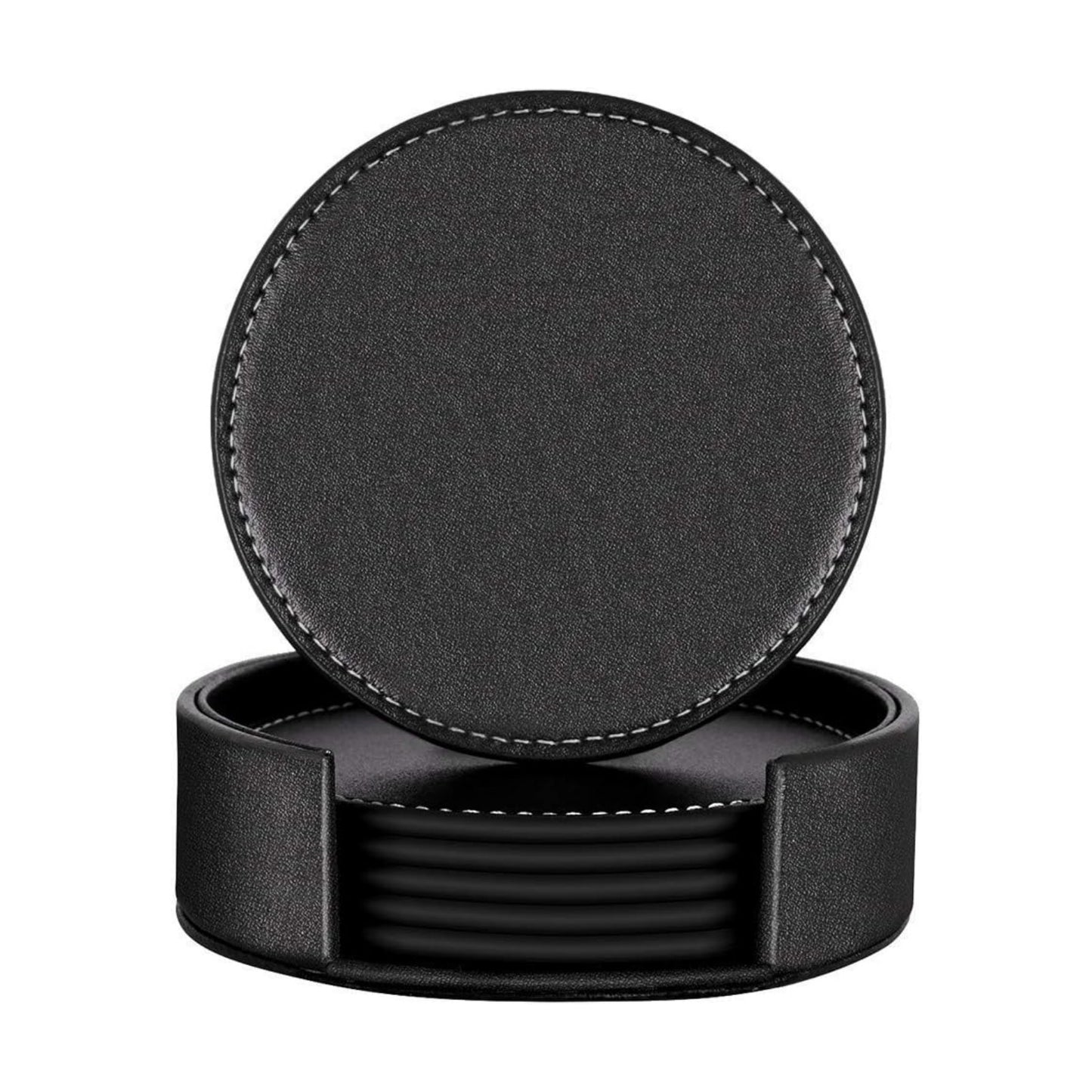 Holder / Coasters for Drinks / Black / Set of 6