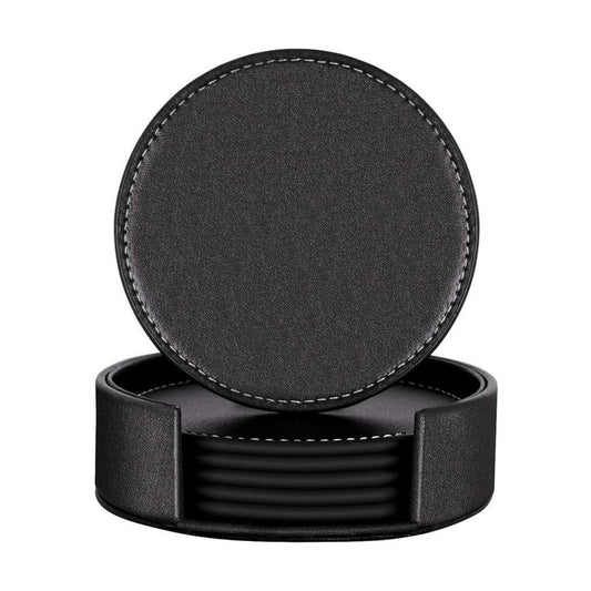 Holder / Coasters for Drinks / Black / Set of 6
