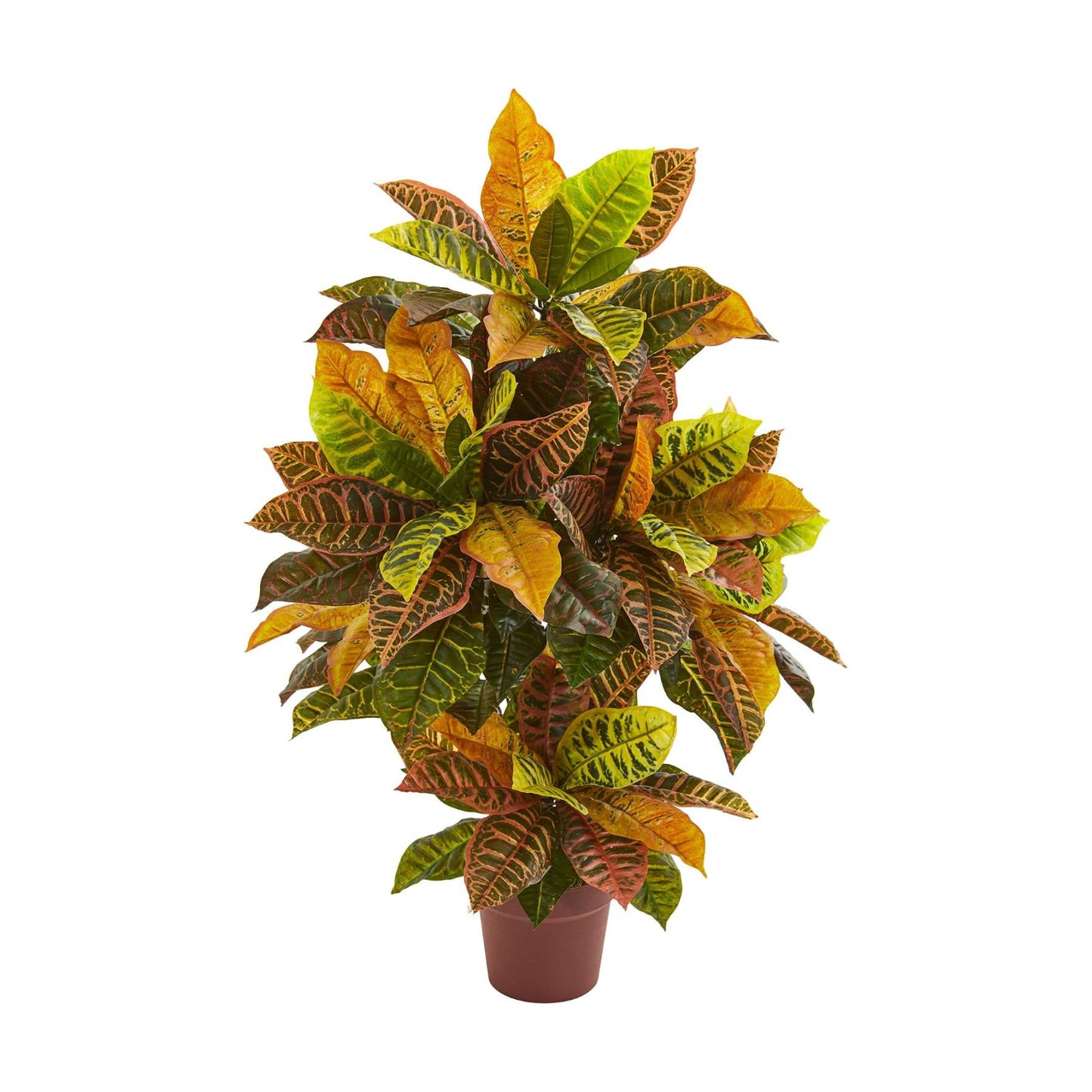 . Croton Artificial Plant / 36 Inch
