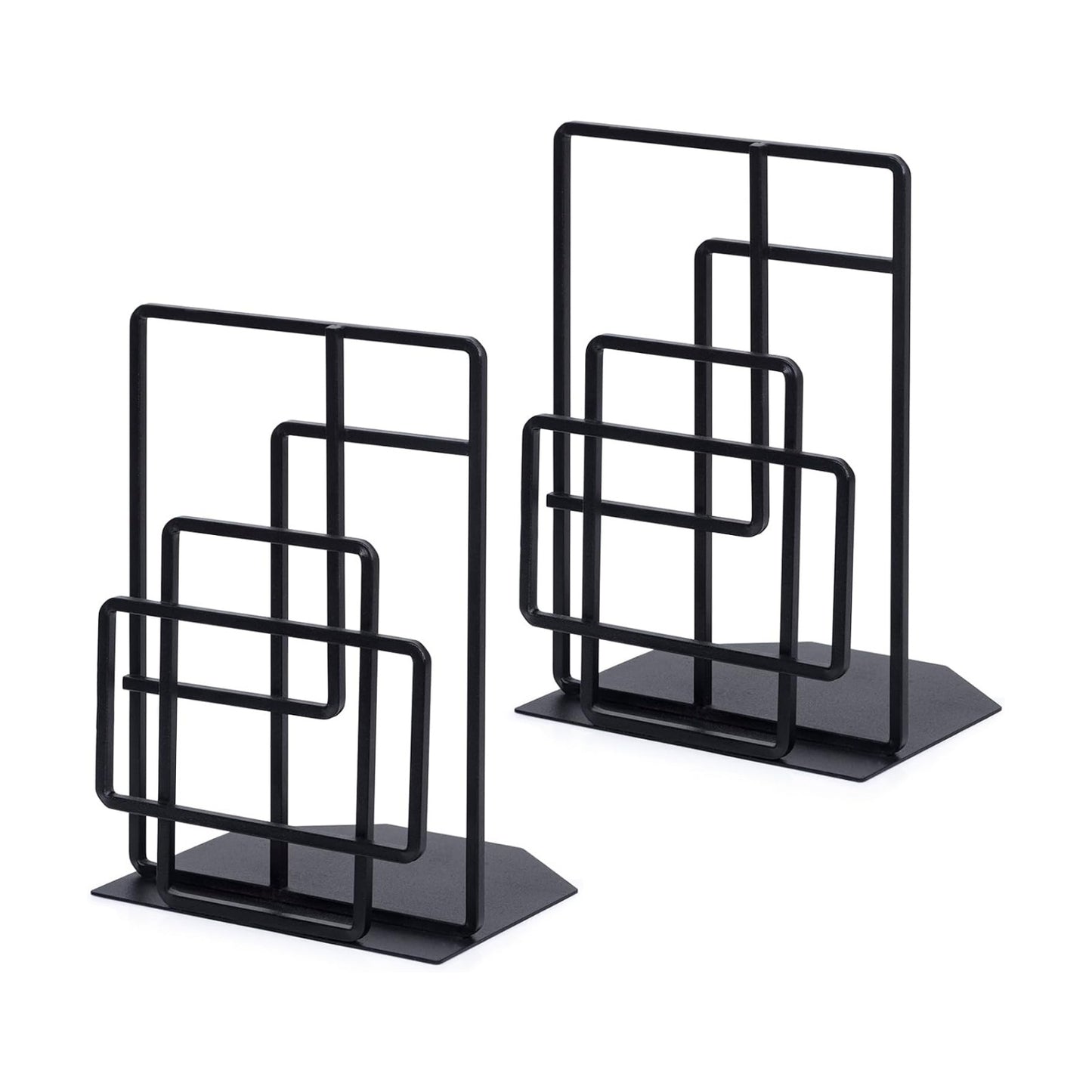 Decorative Bookends / Book Ends Heavy Duty / Black