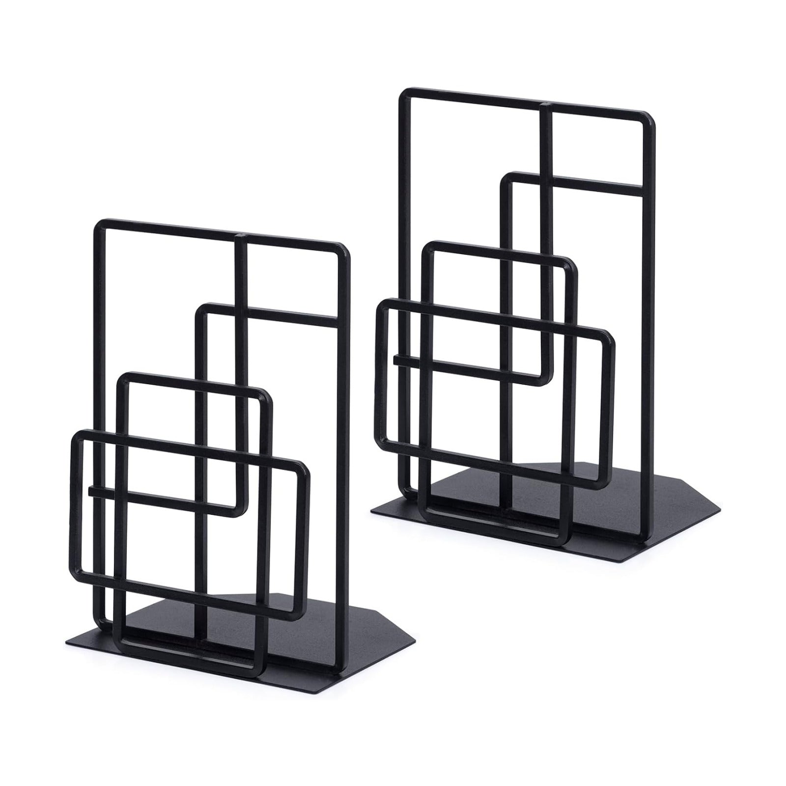 Decorative Bookends / Book Ends Heavy Duty / Black
