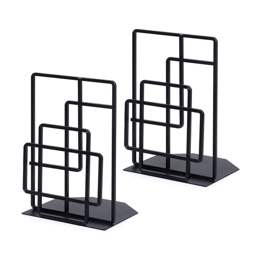 Decorative Bookends / Book Ends Heavy Duty / Black