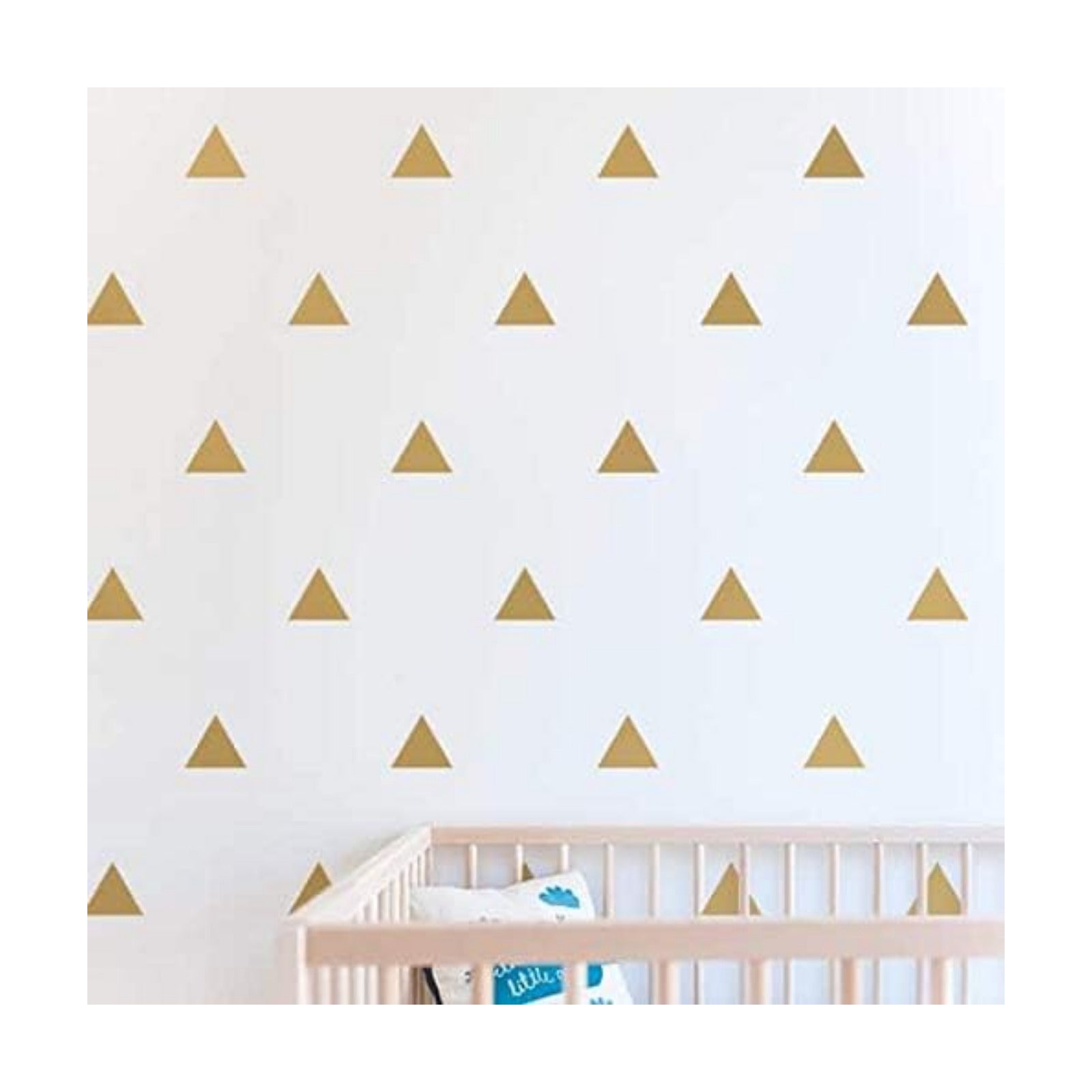 Triangle Wall Decals / Gold / Set of 128
