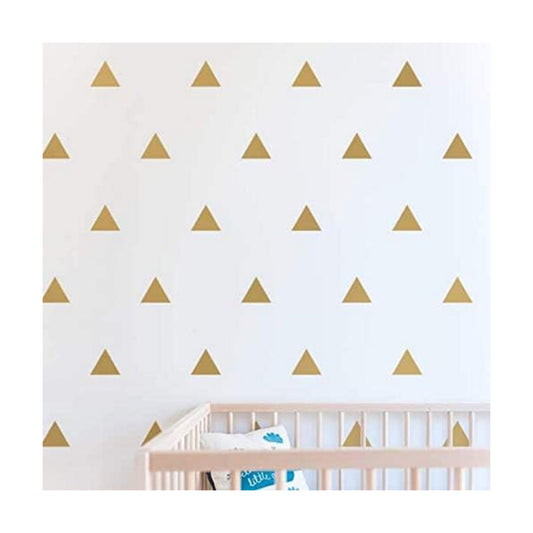 Triangle Wall Decals / Gold / Set of 128