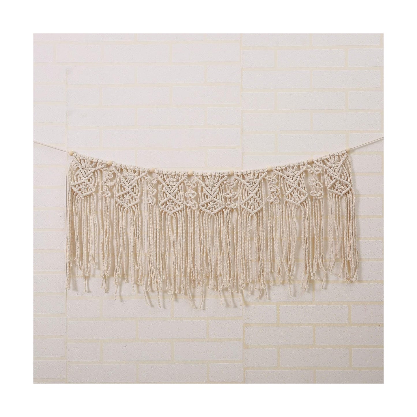Macrame Garland Macrame Wall Hanging Nursery Wall Decor Boho Home Bohemian Bedroom / 35"L x 16"W