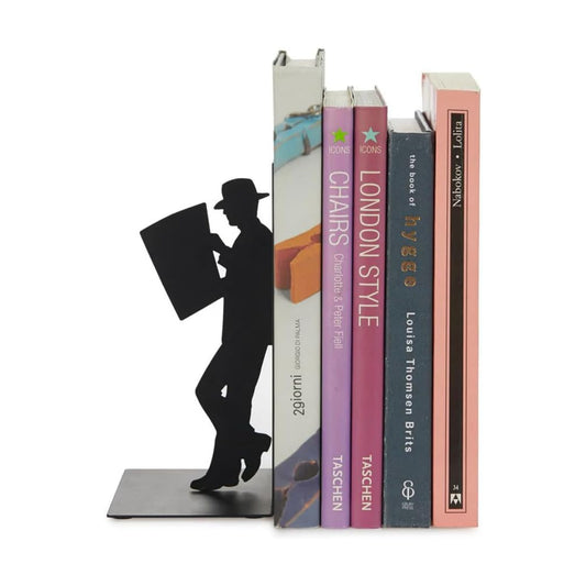 Decorative Metal Book Holder / Black