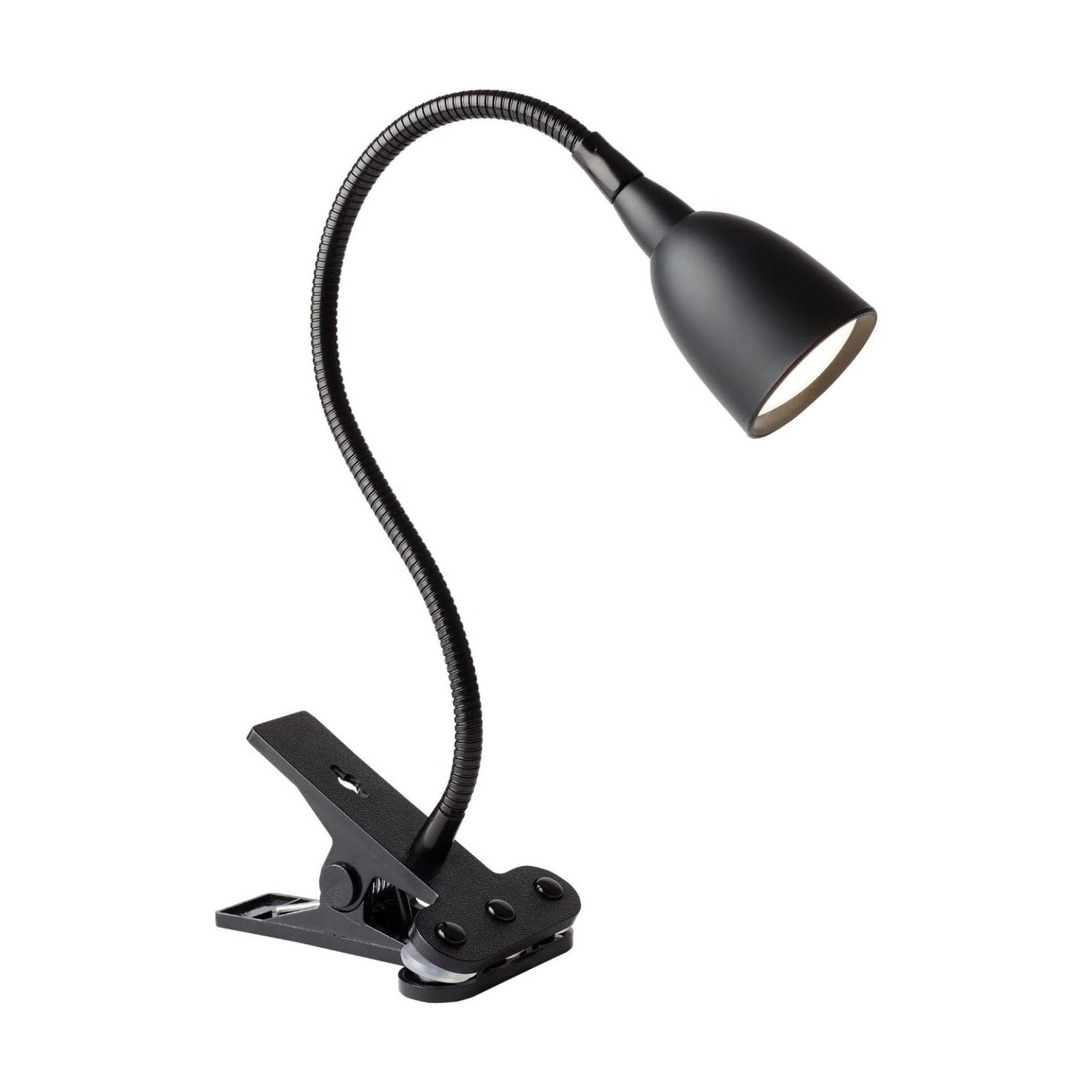 Newhouse Lighting NHCLP-OL-BK Olivia Dimmable and Color Temperature Changing Clamp Light Desk Lamp Black