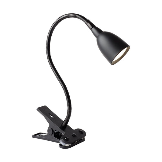 Newhouse Lighting NHCLP-OL-BK Olivia Dimmable and Color Temperature Changing Clamp Light Desk Lamp Black