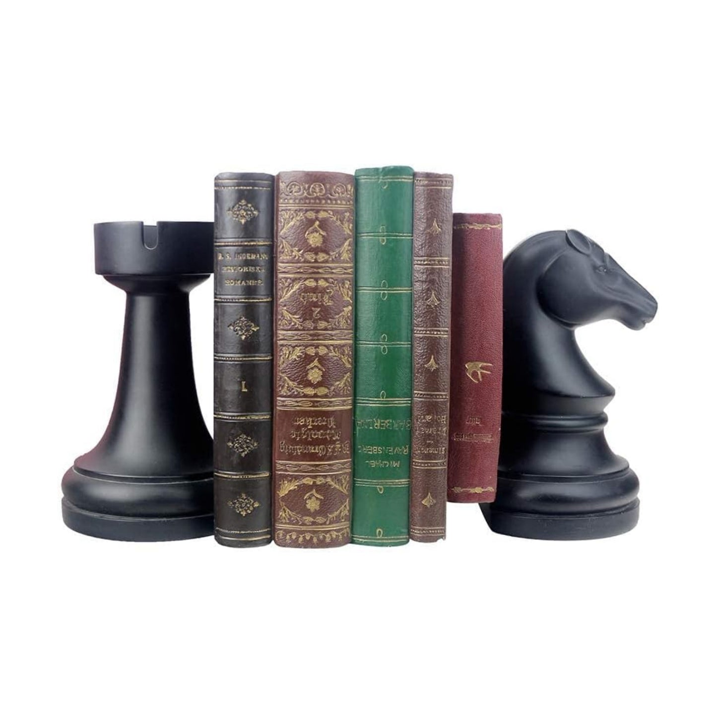 Unique Bookends Decor / Black