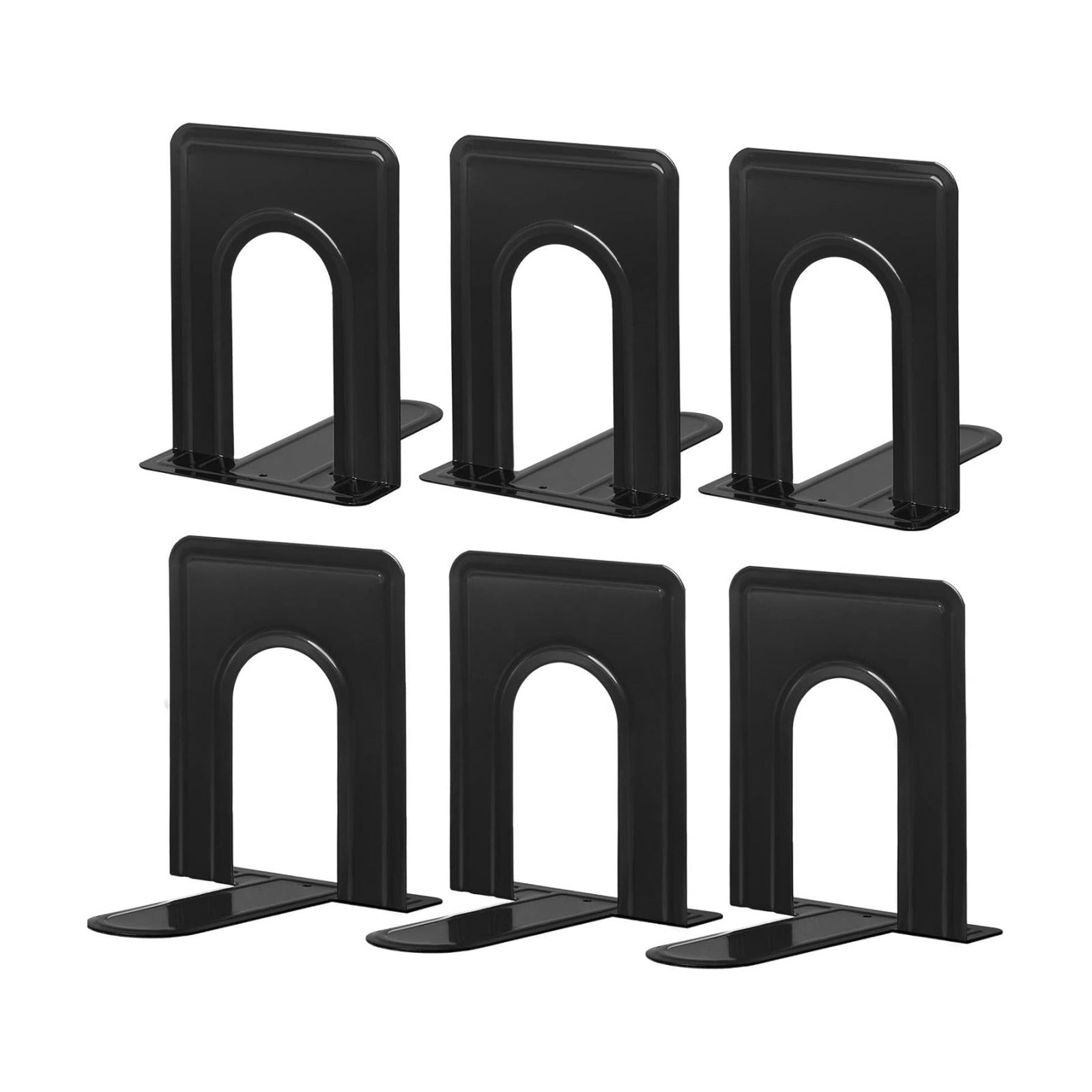 Metal Bookends / Book Ends / Black