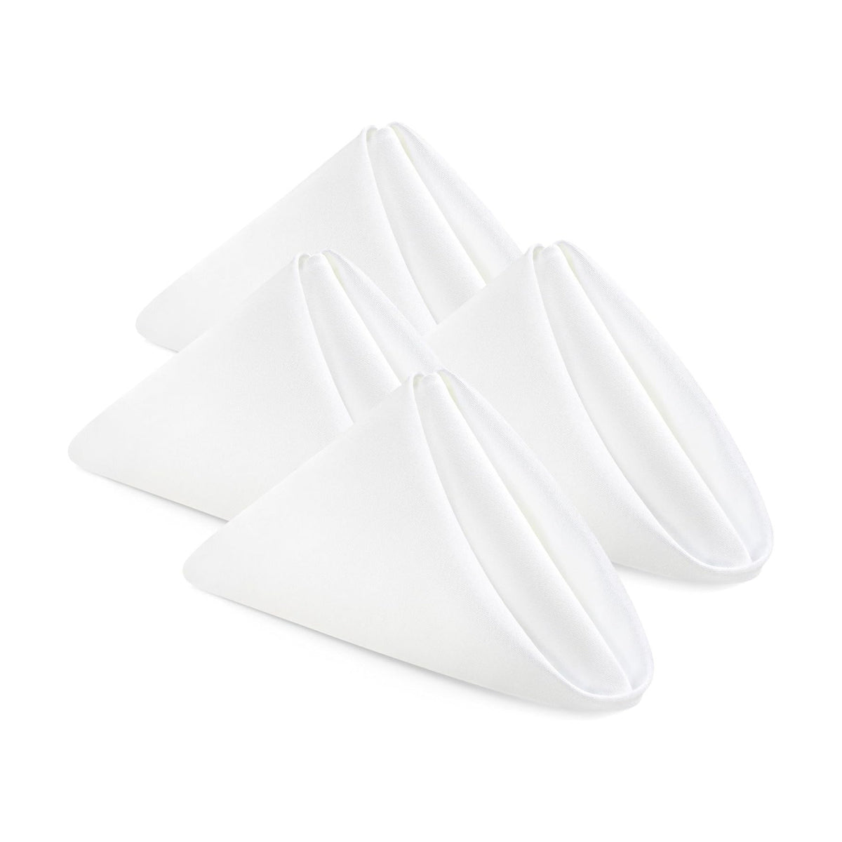 Utopia Home [24 Pack, White] Cloth Napkins 17x17 Inches, 100% Polyester