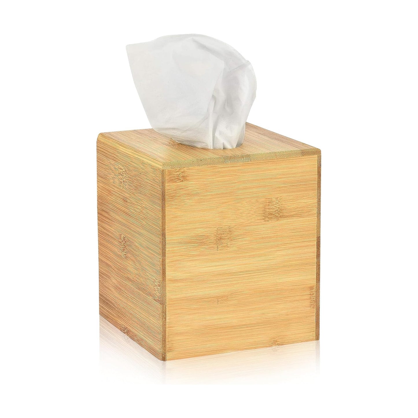 Industries Wooden Tissue Box Cover / Bamboo / Square