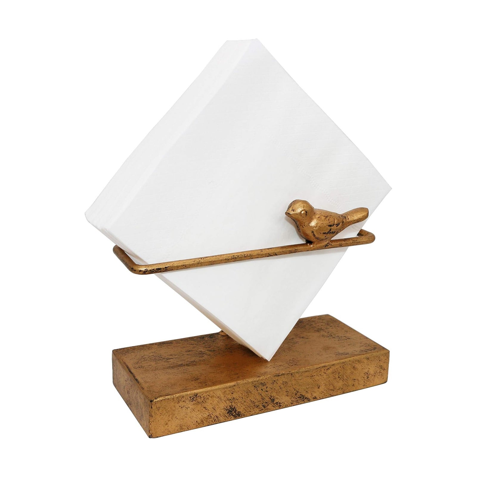 Freestanding Cocktail Napkin Holder / Bronze