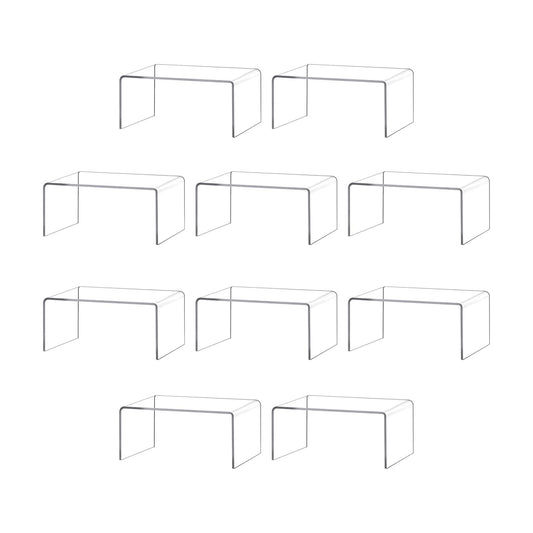 Cupcake Stand for Small Toys and Cosmetics / 10p-2*3*4 / Clear