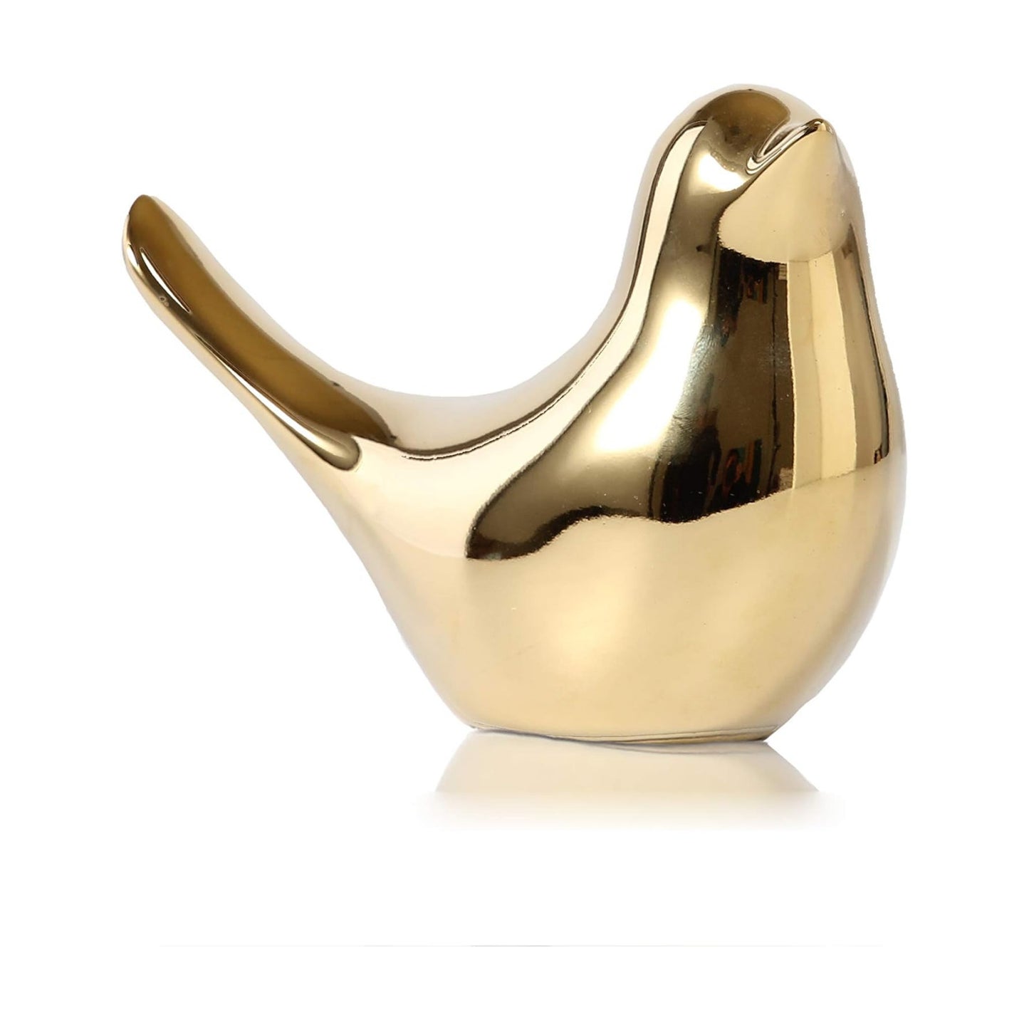 FANTESTICRYAN Small Birds Statues Home Decor, Modern Style, Gold, XL