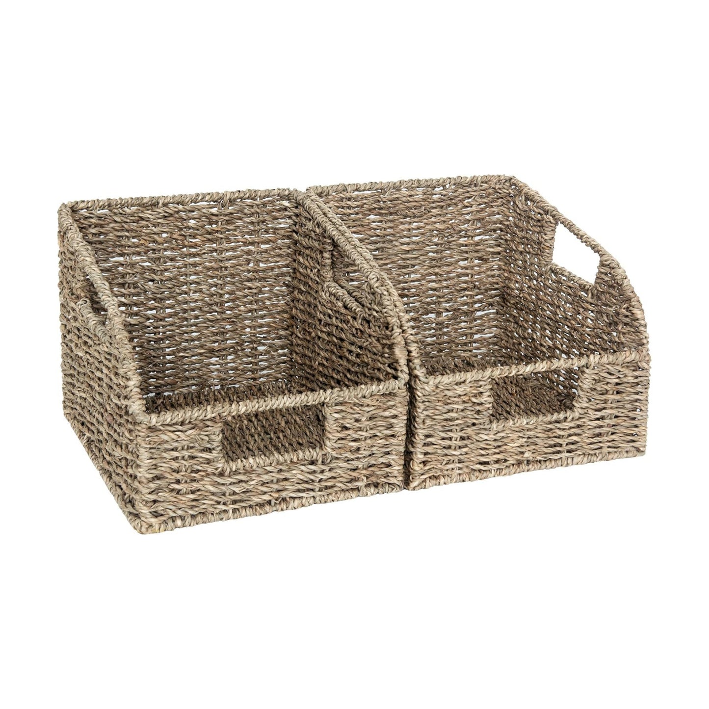 Wicker Baskets for Organizing / 2 x 8 / Natural