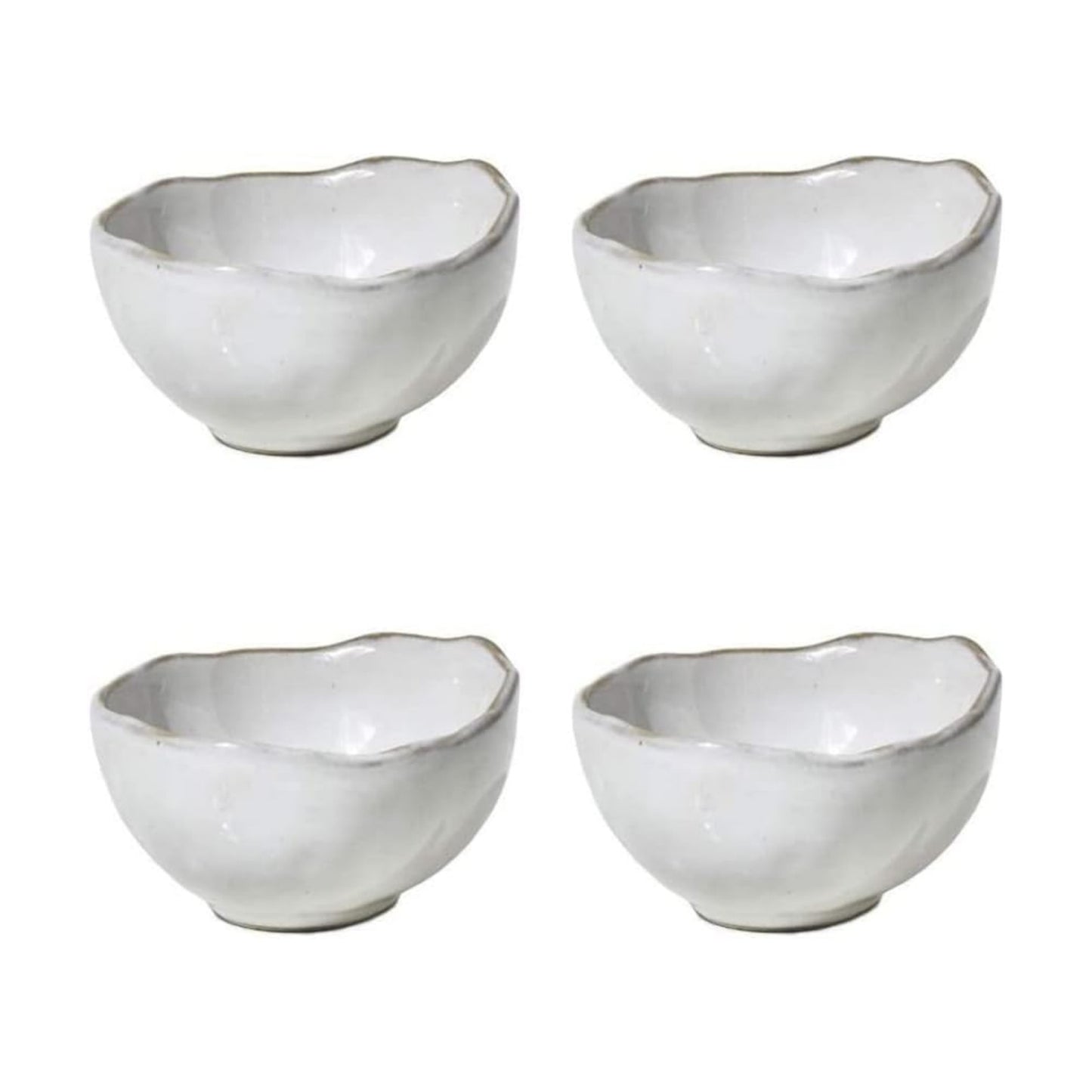 Centerpiece for Vintage Weddings / 4" Bowl / Set of 4