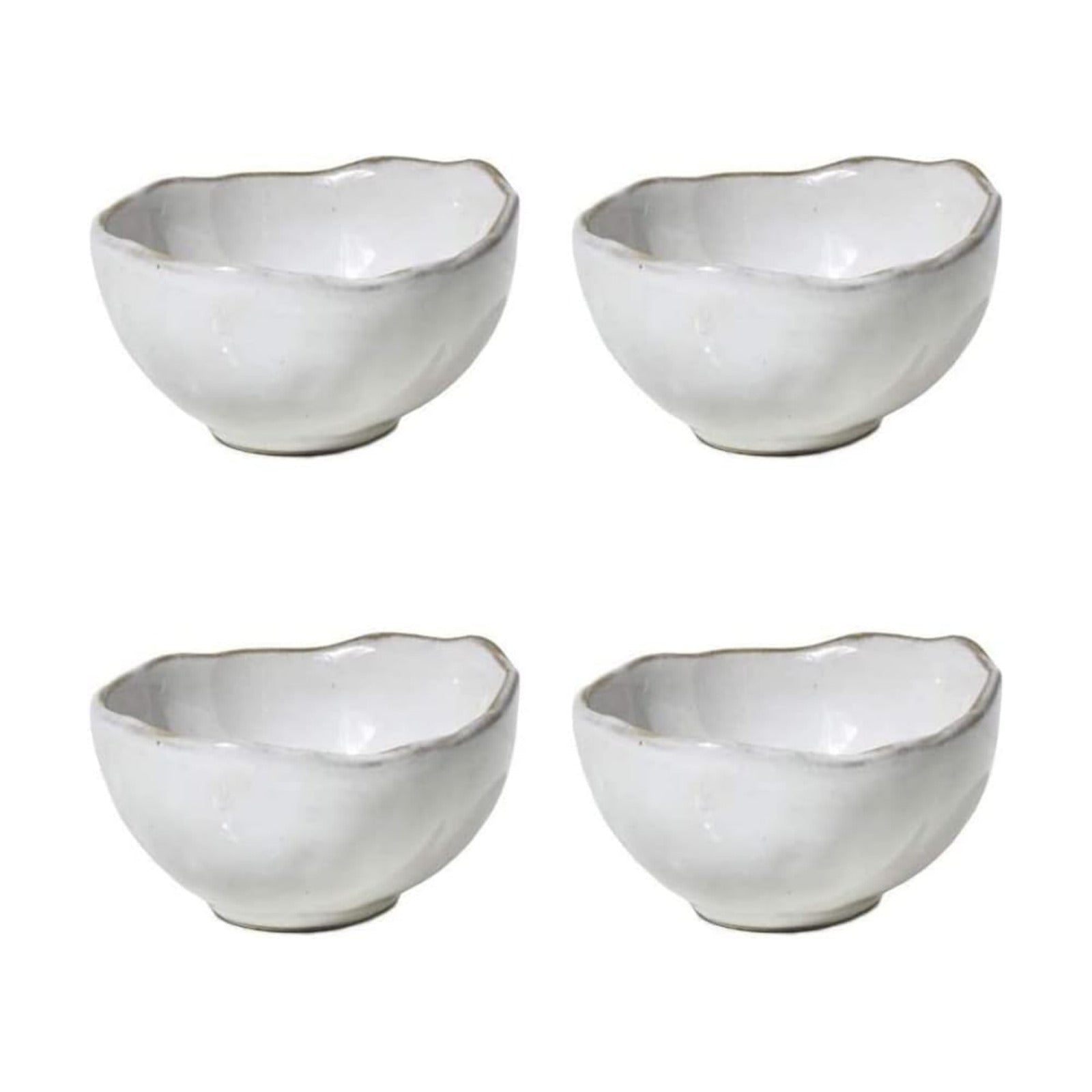 Centerpiece for Vintage Weddings / 4" Bowl / Set of 4