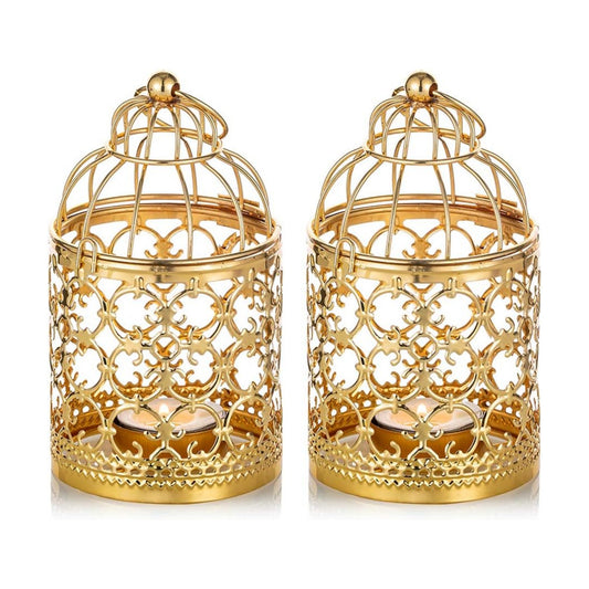 Vintage Decorative Centerpieces of Wedding / Gold / Set of 2